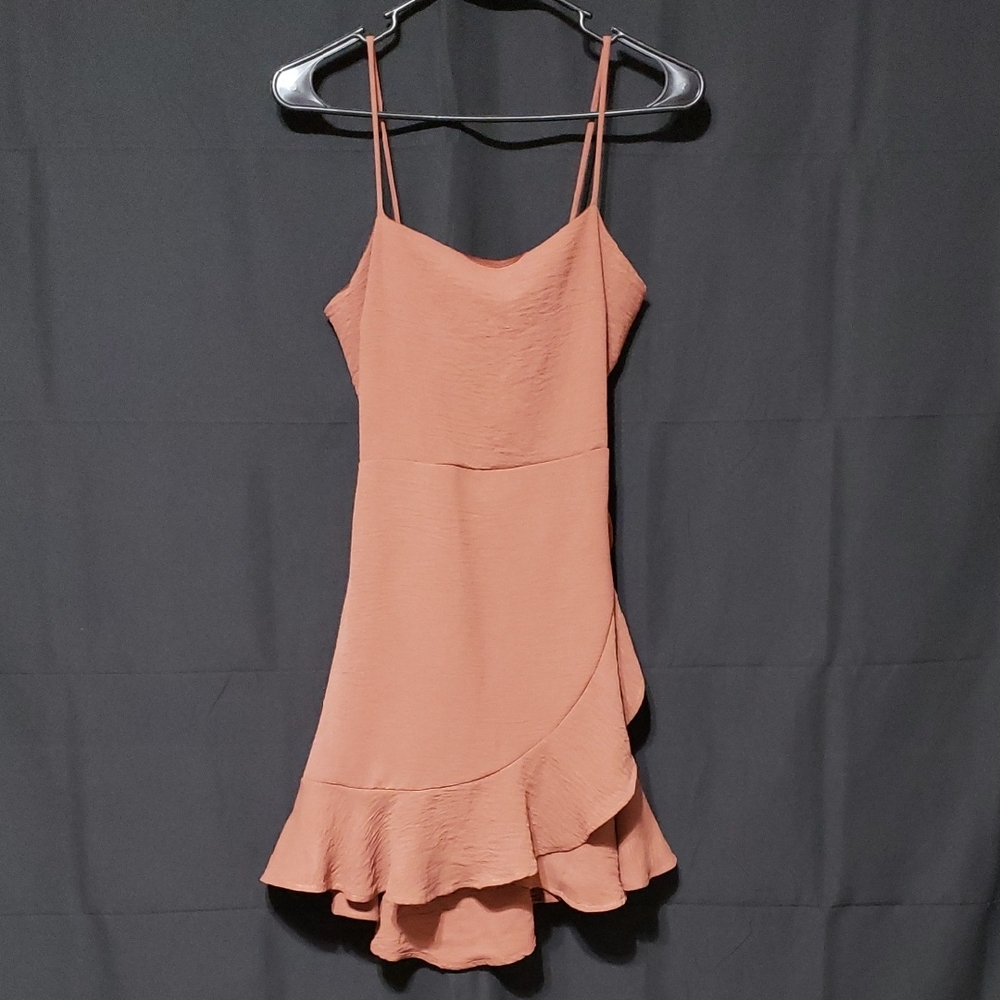 Lovely Day Tie Back Ruffle Skater Dress  Size: Small